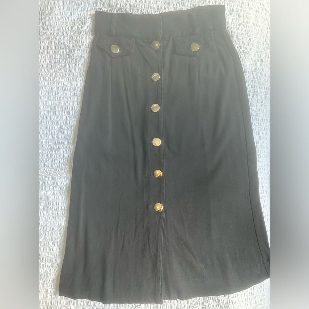 Button down skirt